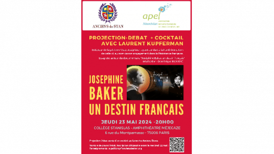 Conférence Anciens de Stan N°3 - Projection-Débat : "Joséphine Baker, un destin français", par Laurent KUPFERMAN