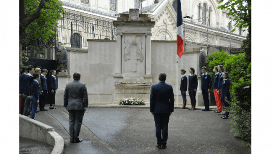 Inauguration de la cour et du bâtiment Marcilly